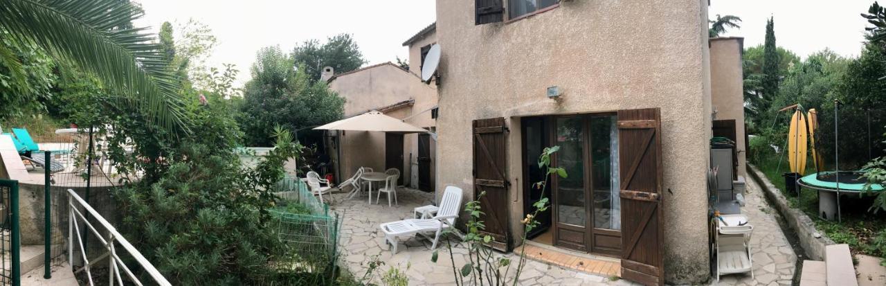 Le Cannet 10Mn Cannes Chambre Independante Etage D'Une Maison Avec Piscine Екстериор снимка